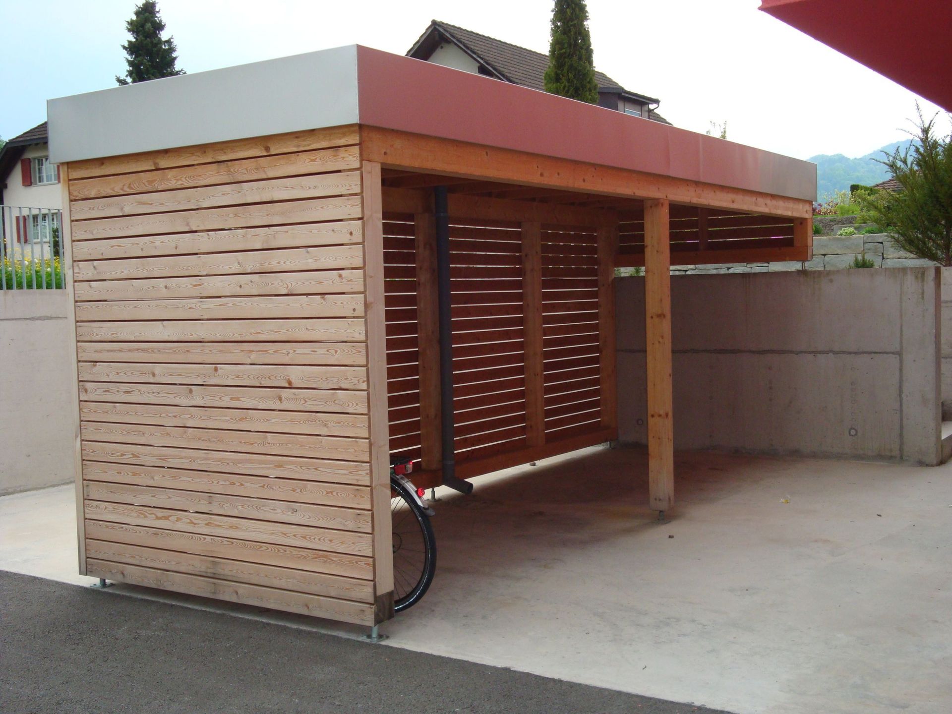 Stump AG Holzbau - Velounterstand