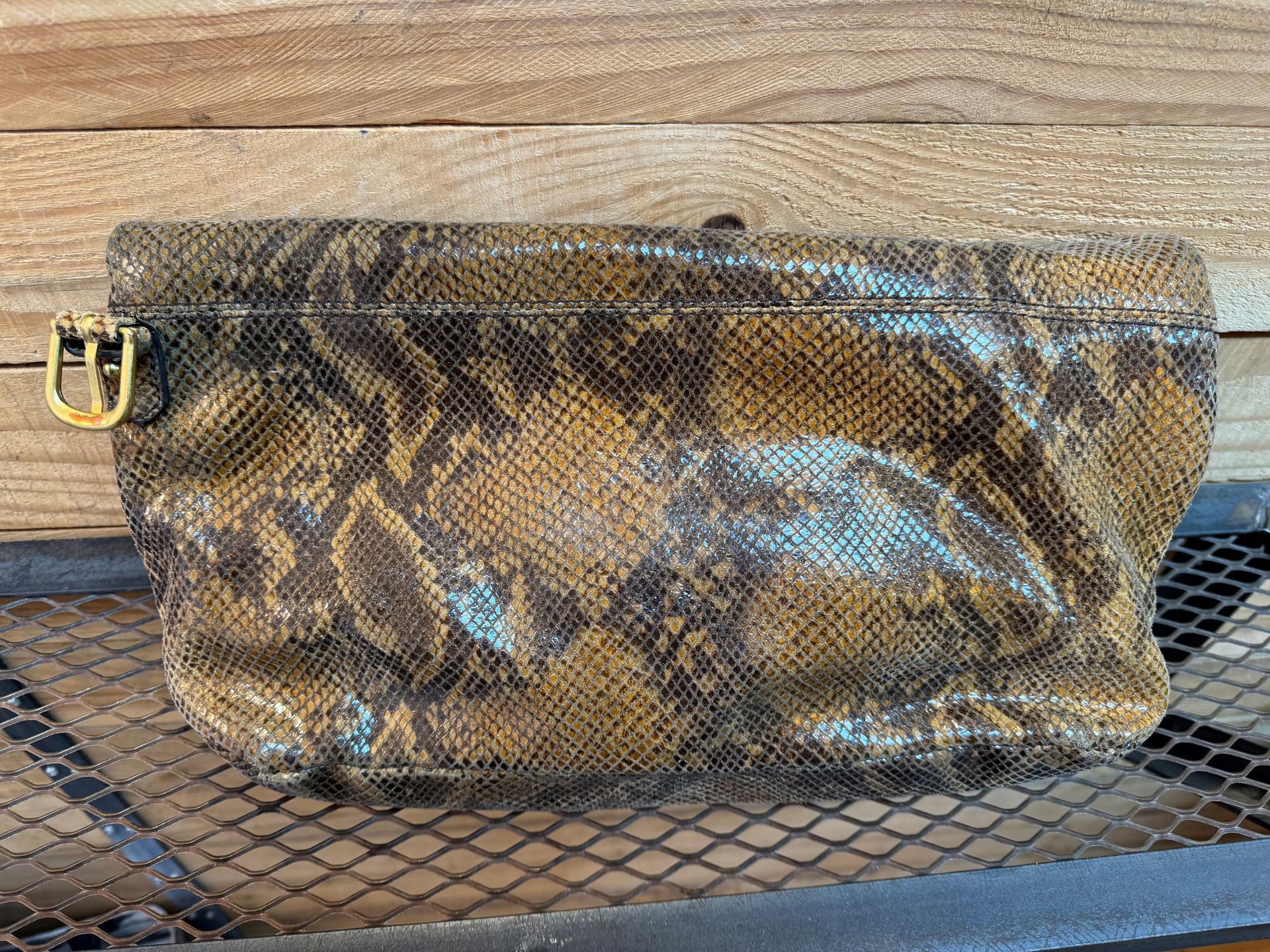 Sac à main motif lézard