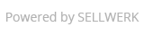 Powered by SELLWERK, hellgrauer Text auf weißem Hintergrund.