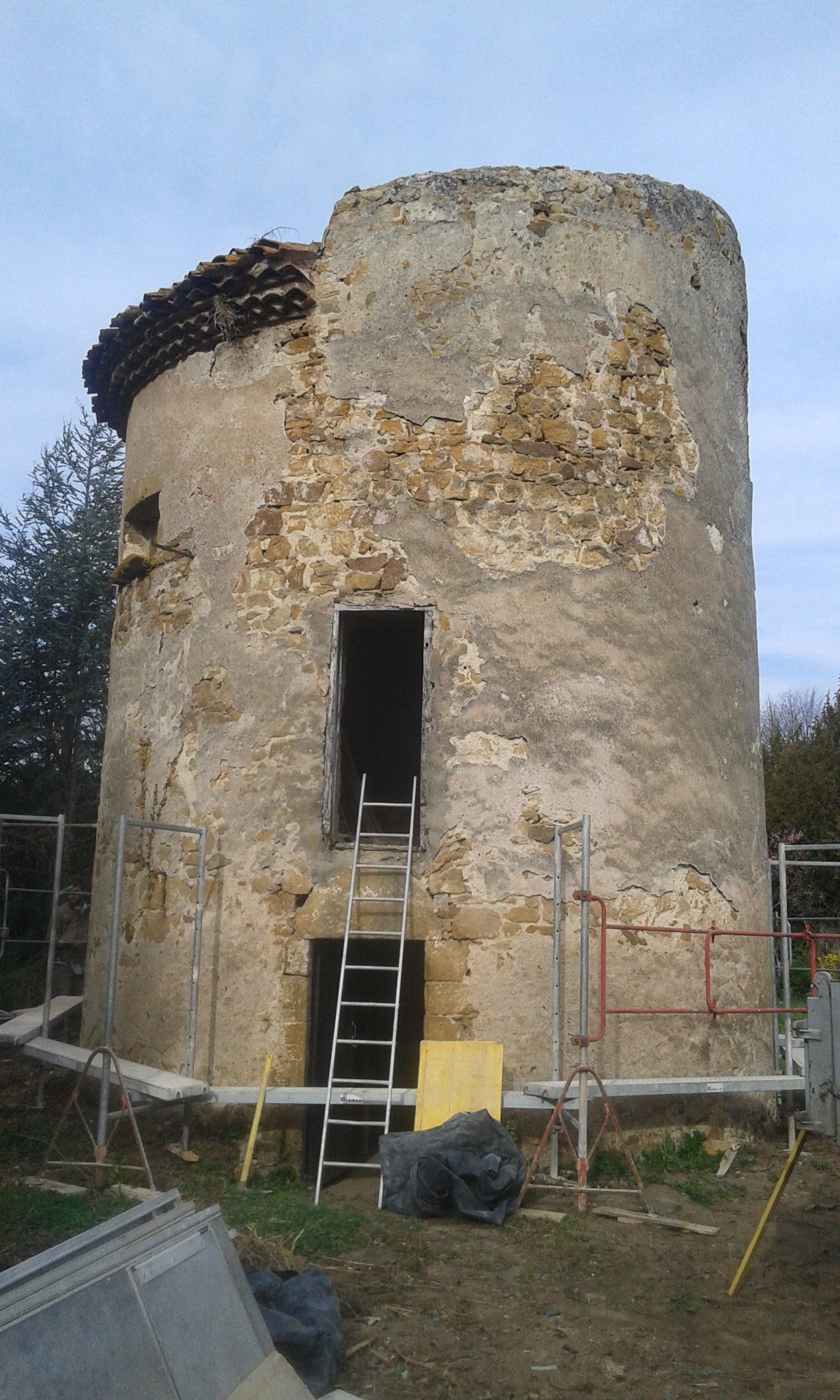 Pigeonnier avant rénovation