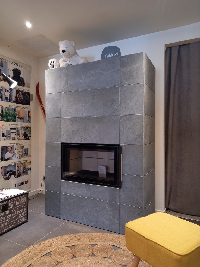 Réalisation 5 d'un poêle de masse Tulikivi