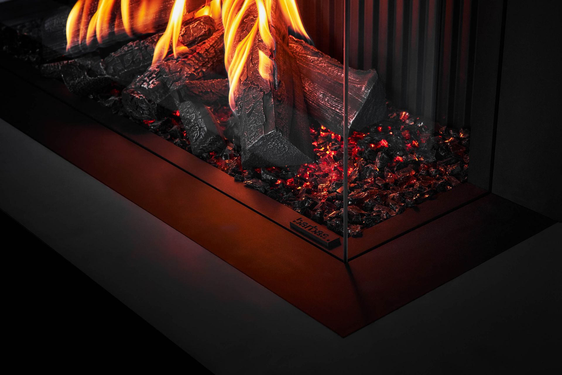 flamme d'un poêle à gaz
