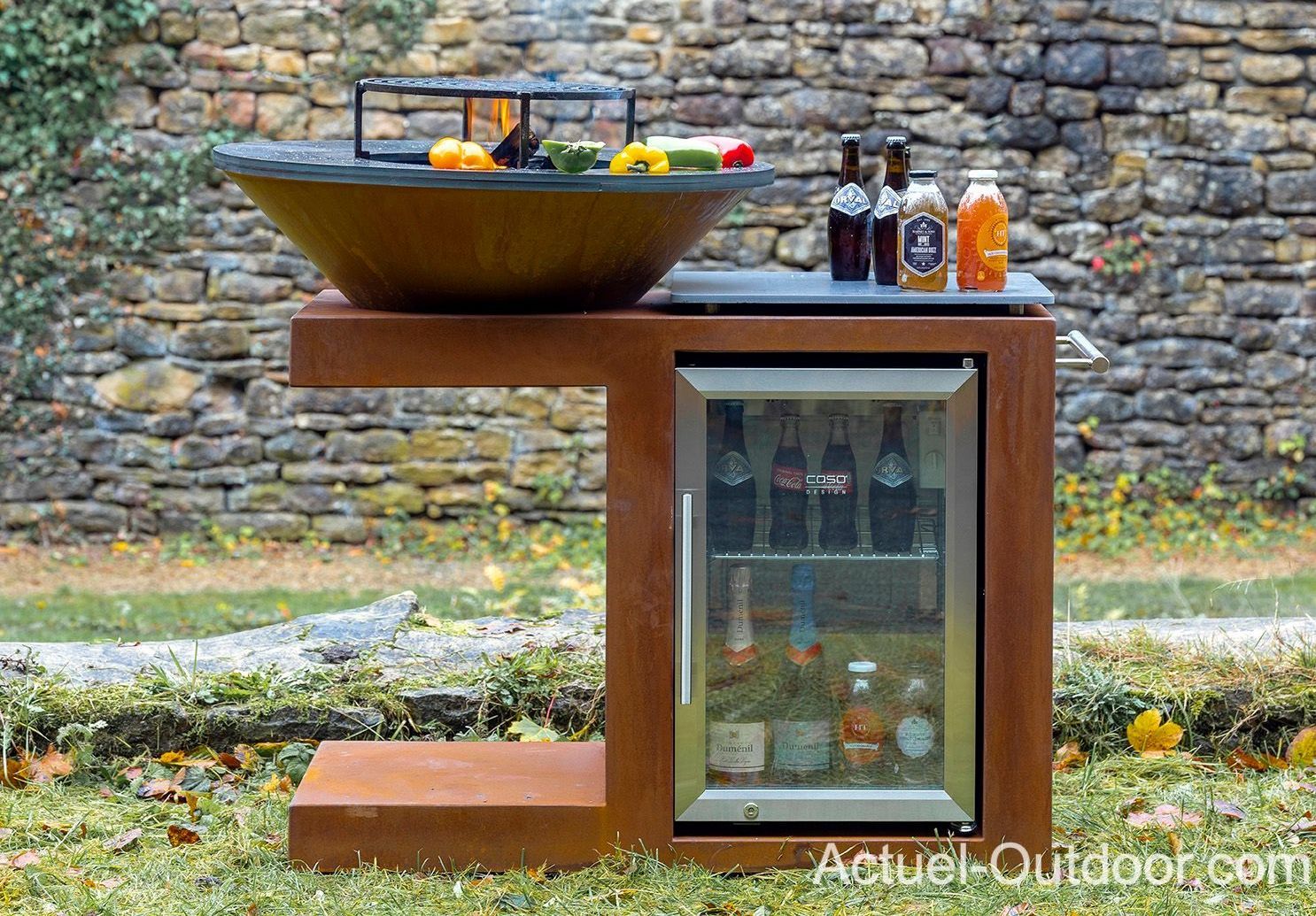 Meuble extérieur pour brasero