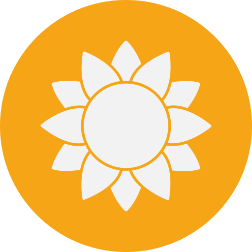 icône fleur de tournesol