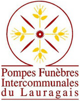 Logo vertical Pompes funèbres intercommunales du Lauragais