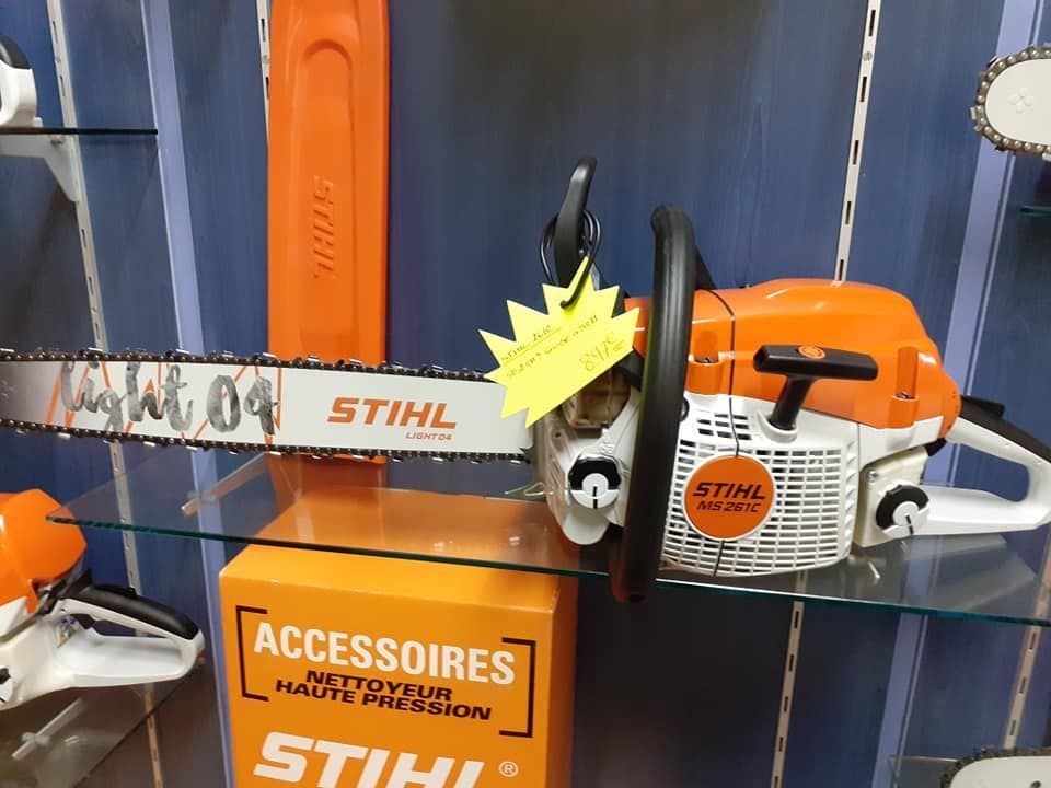 Tondeuse Stihl orange