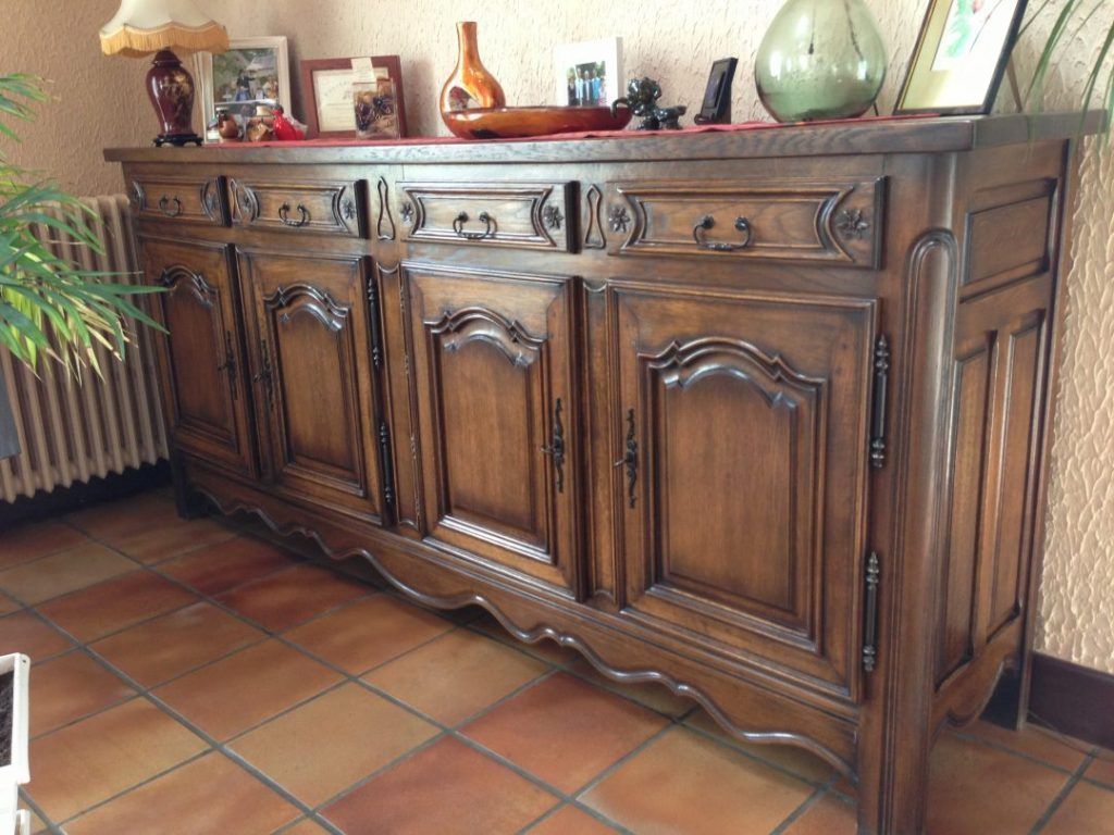 MT Peintures : Photo avant travaux sur un buffet