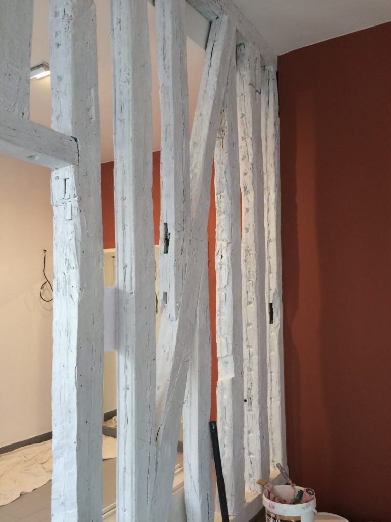 MT Peintures : colombage et murs après travaux