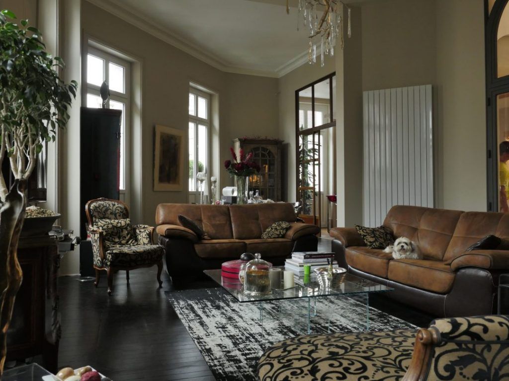 MT Peintures : photo après travaux d'une pièce de vie d'un appartement ancien