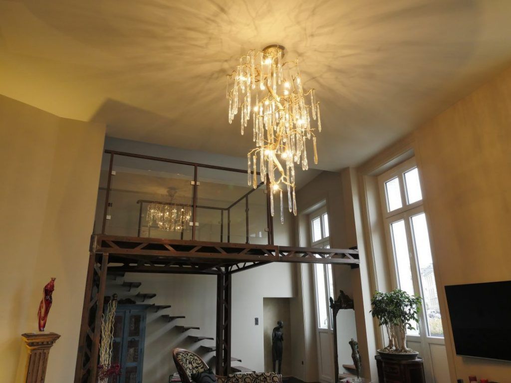 MT Peintures : pièce de vie d'un appartement ancien après travaux