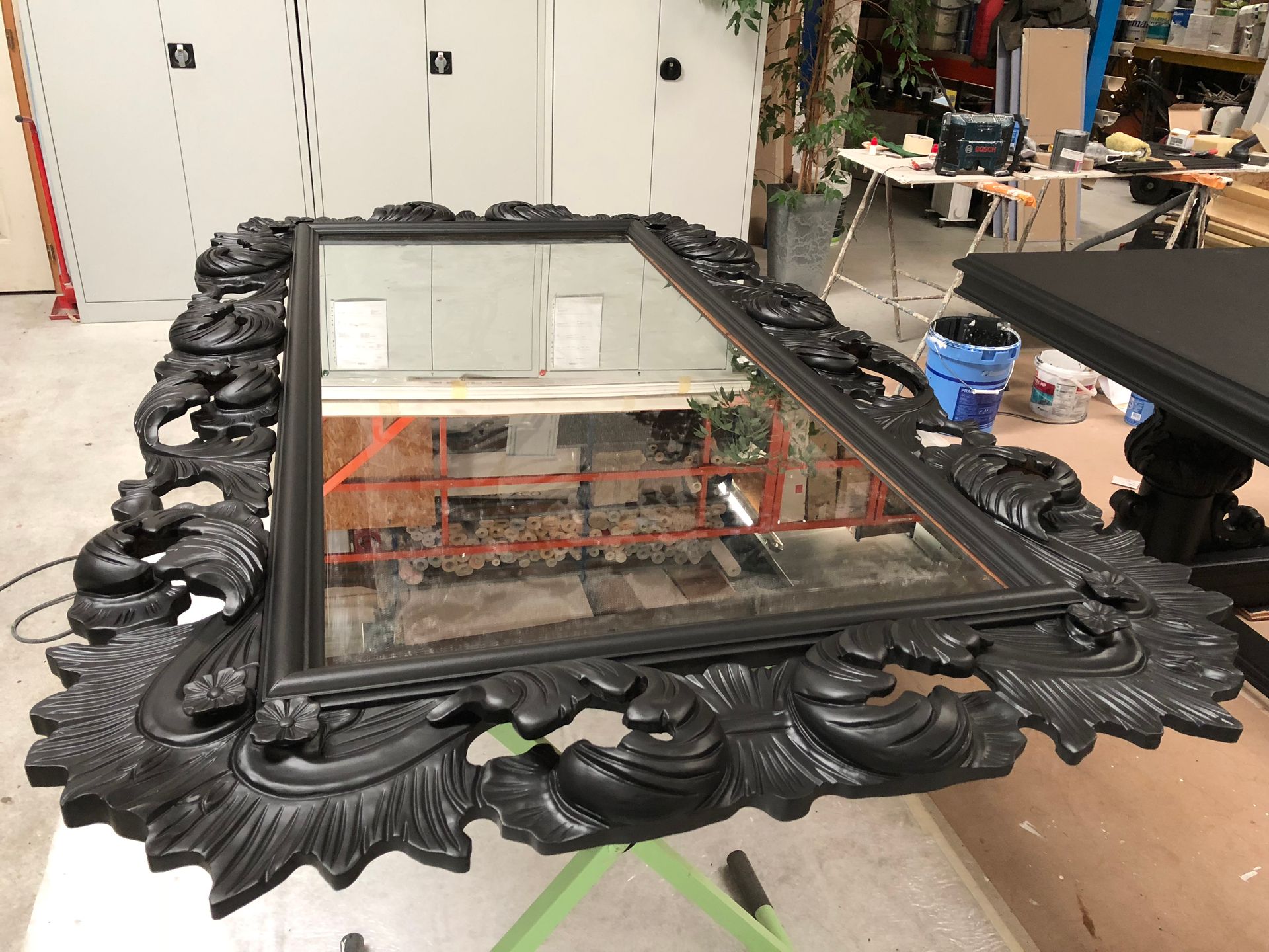 MT Peintures : Relooking d'un miroir vintage