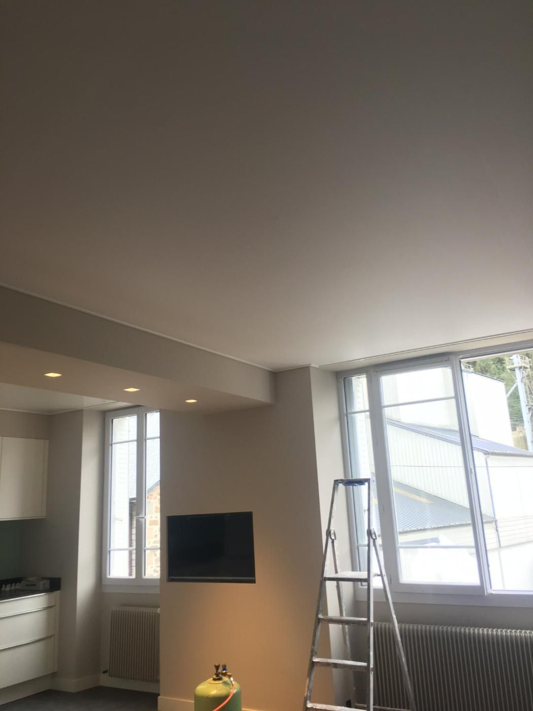 MT Peintures : Plafond tendu blanc