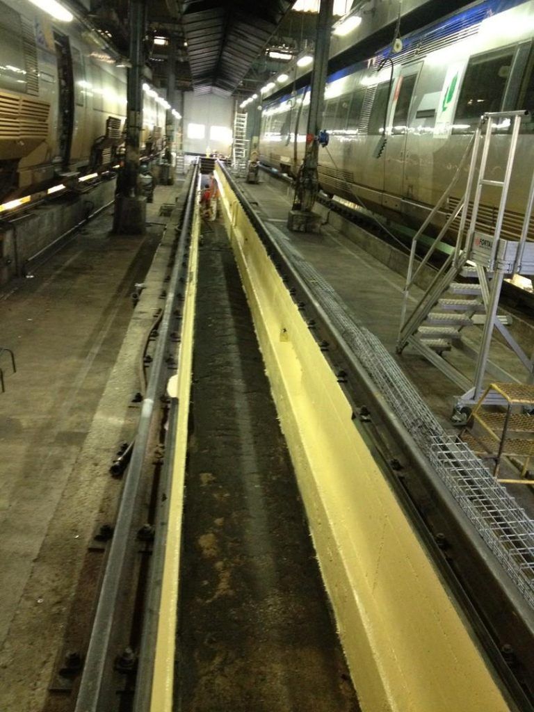 MT Peintures : fosse SNCF après travaux