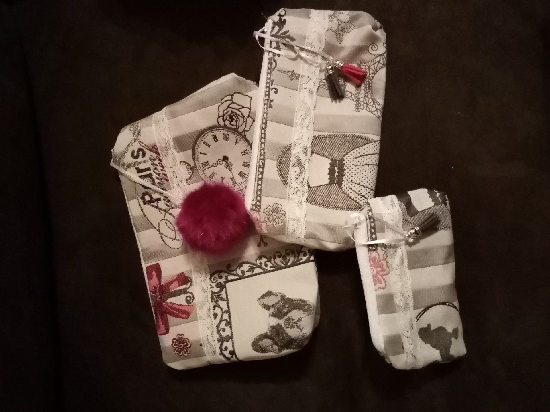 Pochettes motifs Paris