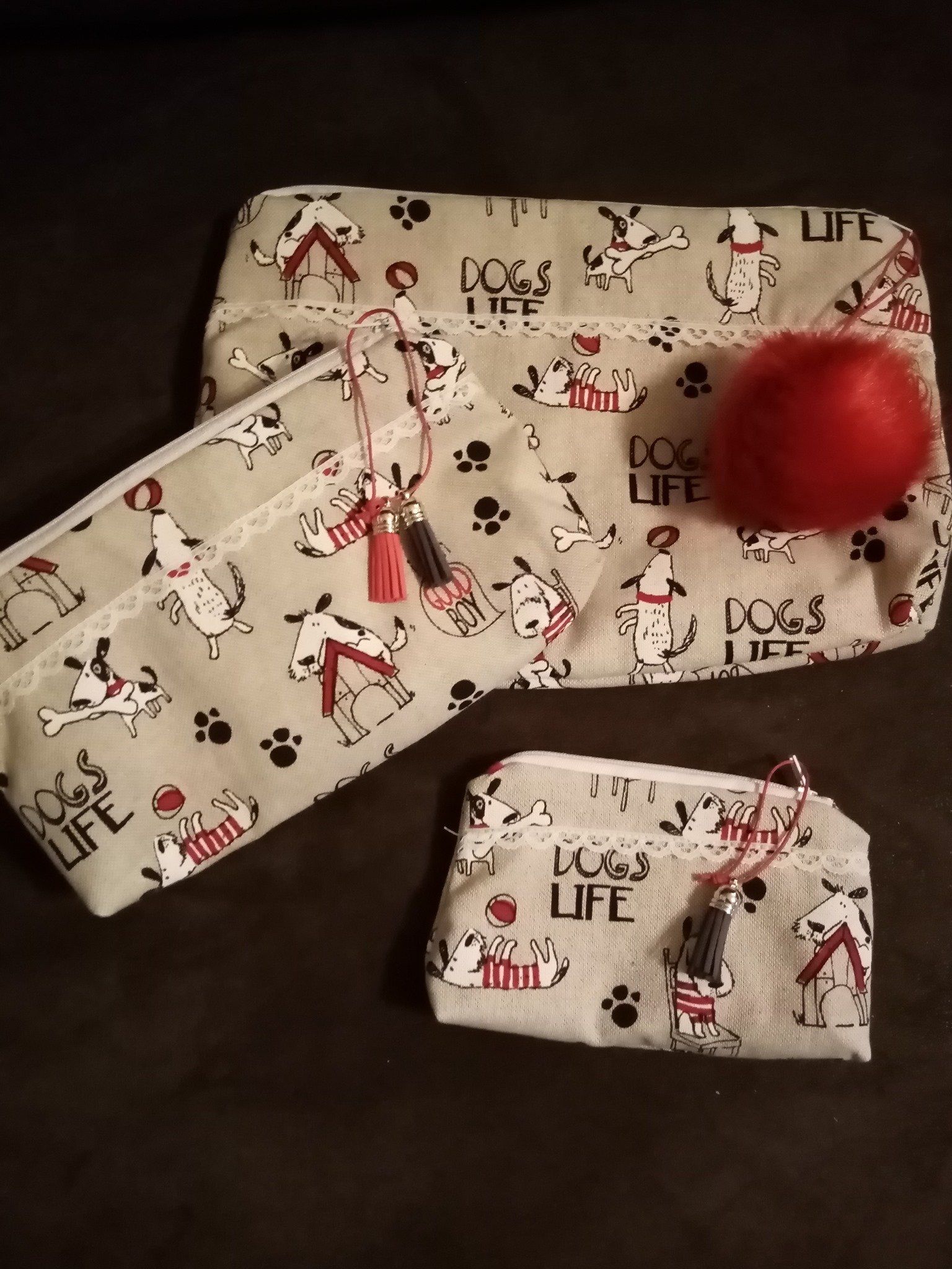 Pochettes motifs chiens