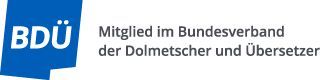 Kerstin Lehmann Übersetzungen - Logo Bundesverband der Dolmetscher und Übersetzer