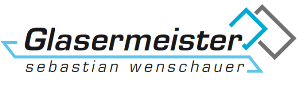 Ein Logo für eine Firma namens Glasermeister Sebastian Wenshauer