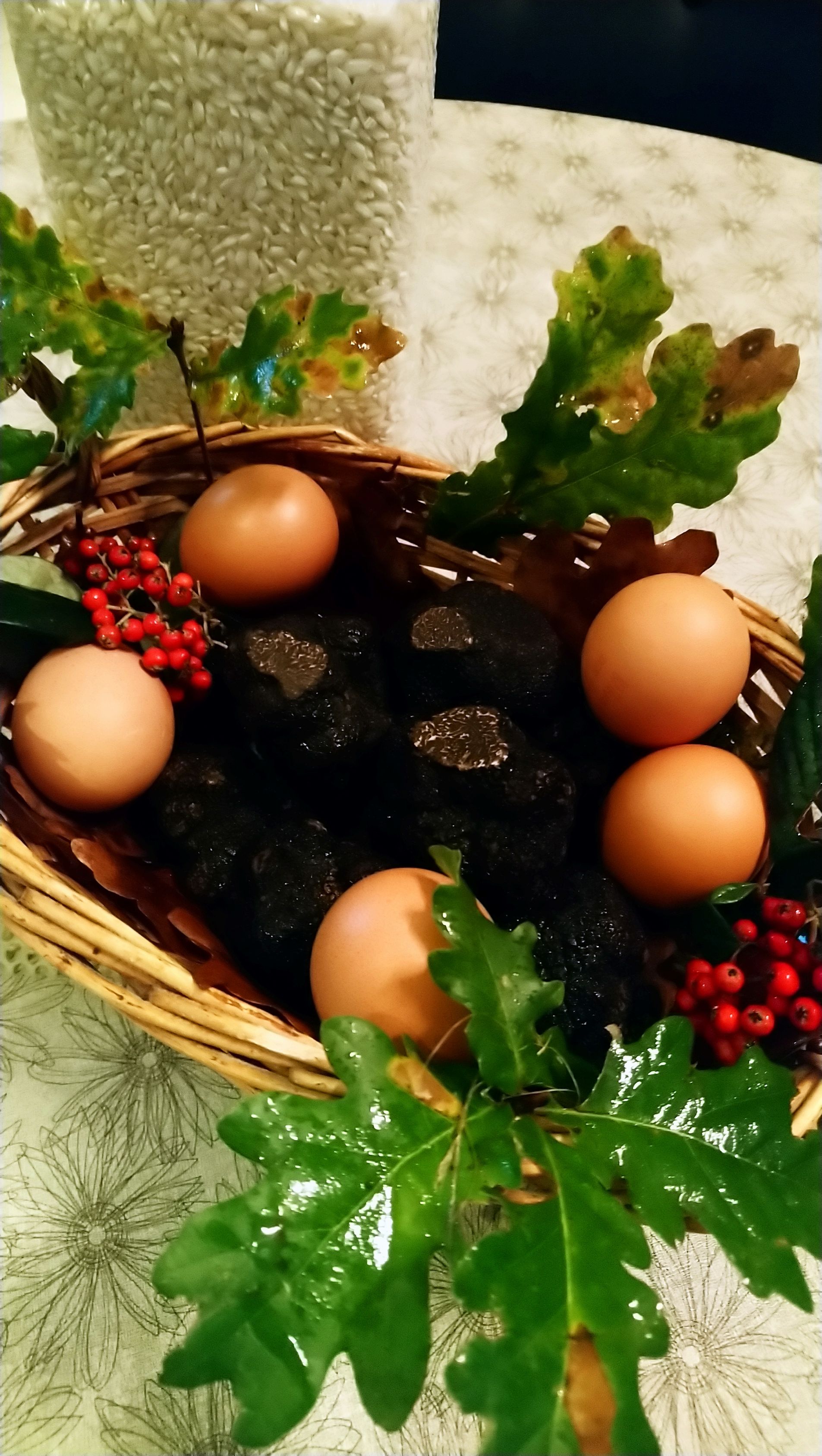 Œufs parfumés à la Truffe de notre restaurant