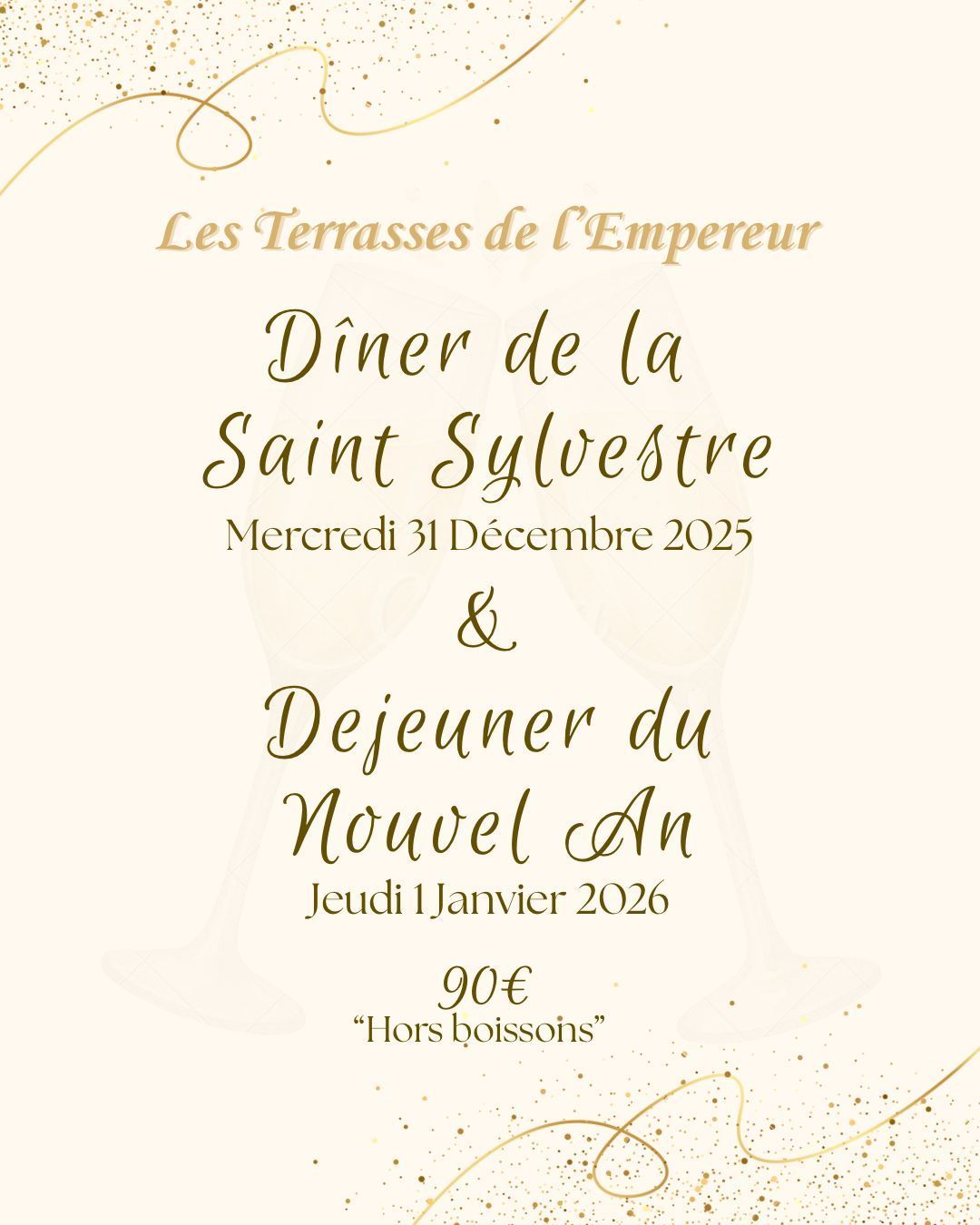 Menu des fêtes