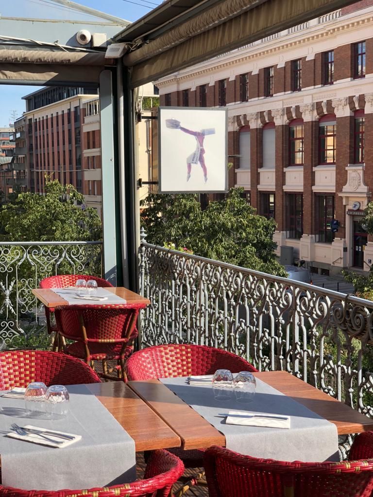 Terrasse couverte de n,otre restaurant