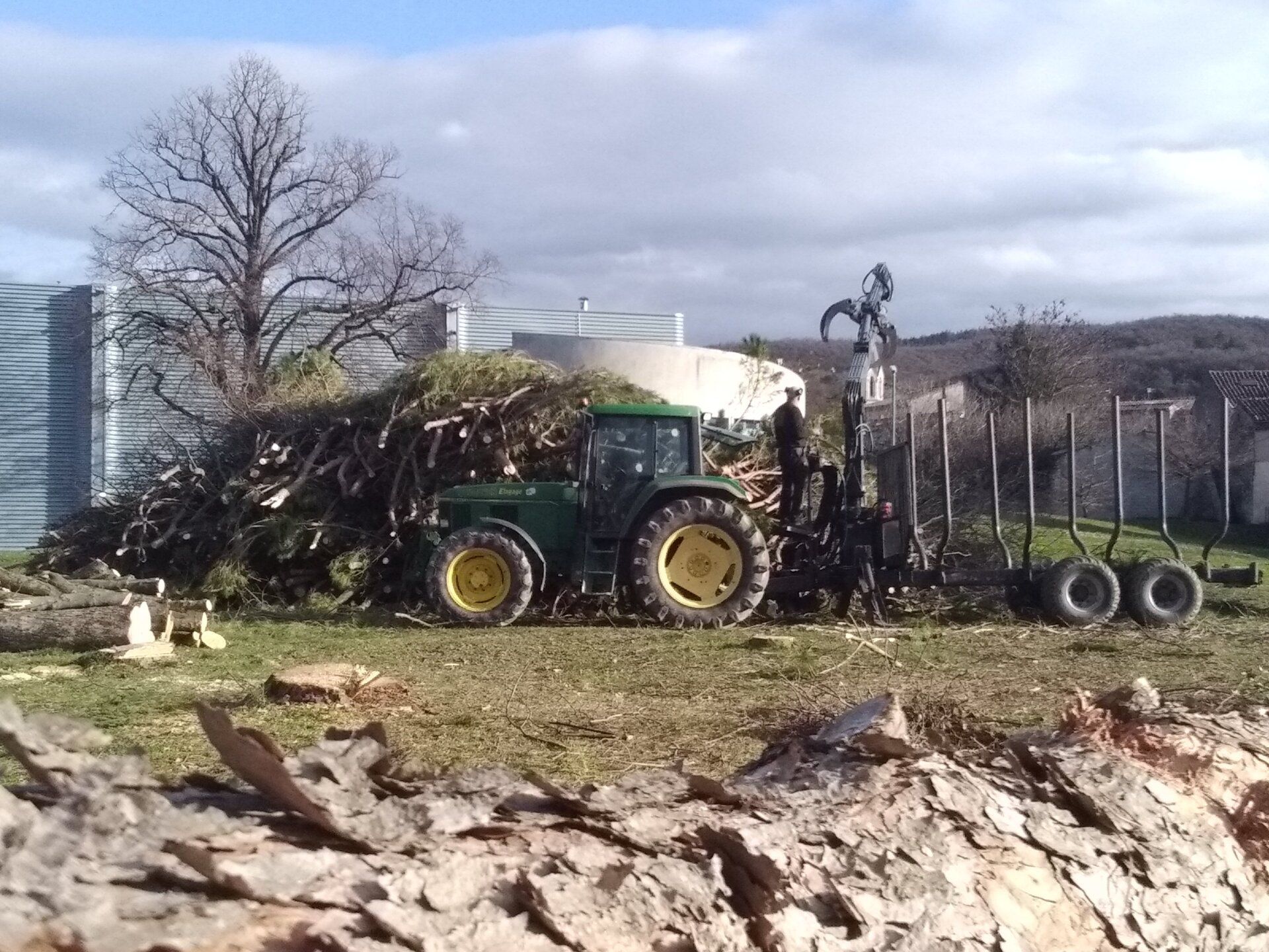 Évacuation de bois abattus (2a)
