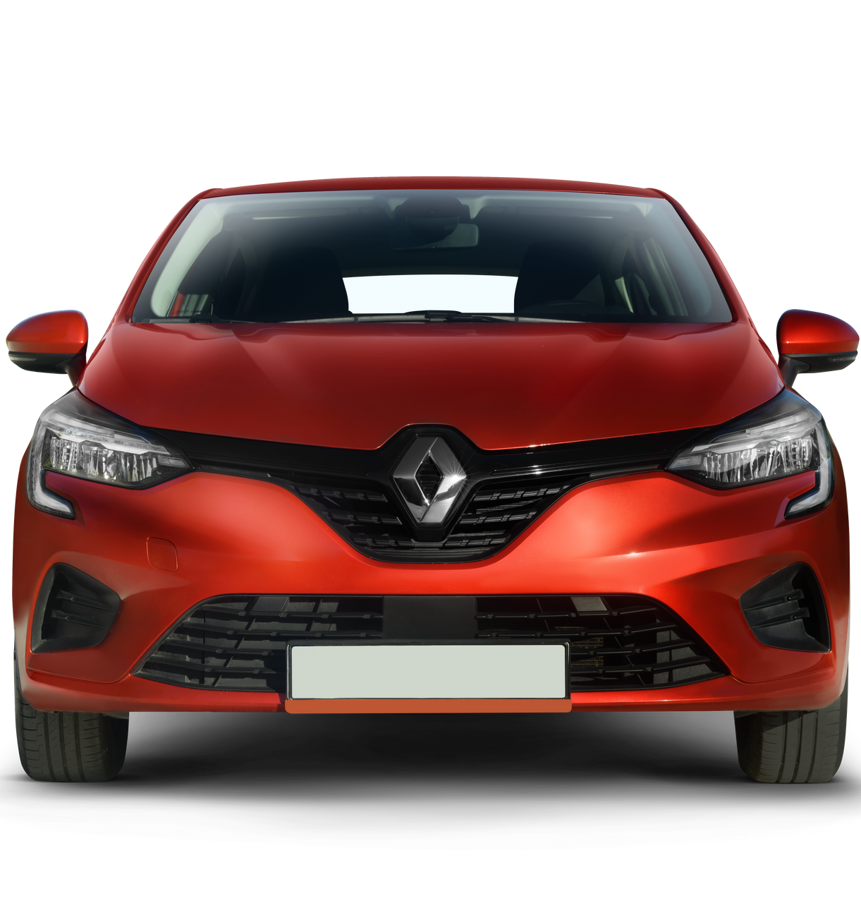 Renault Clio 5 rouge.