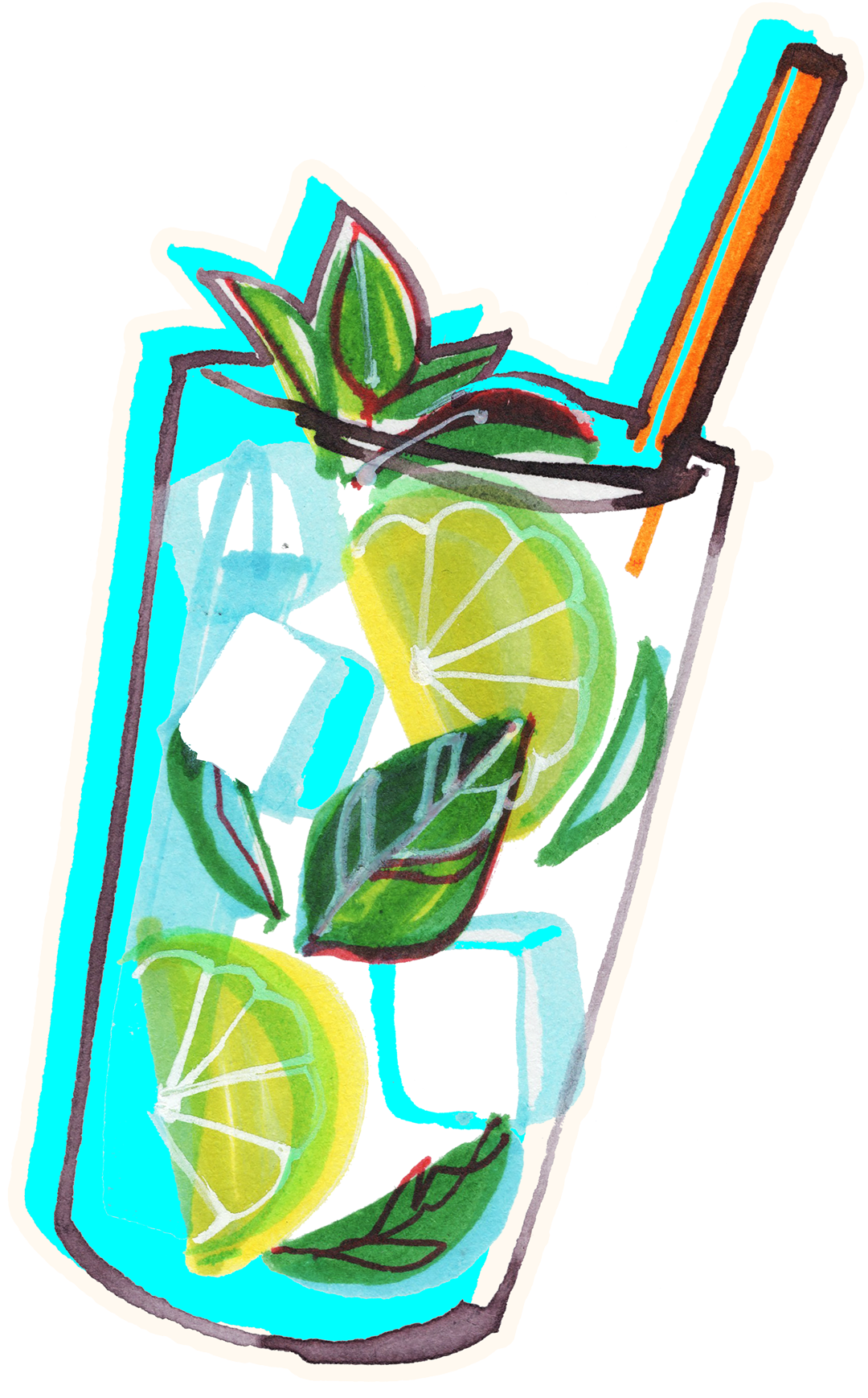 Illustration d'un cocktail