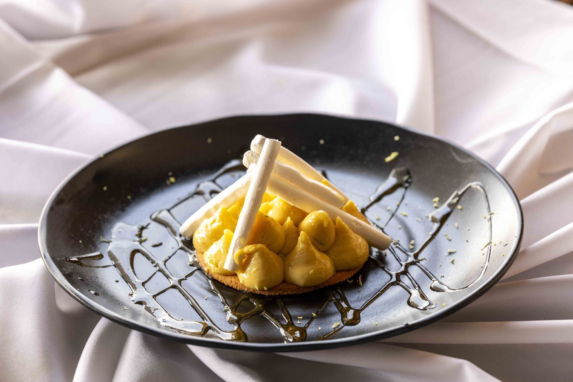 Un dessert jaune