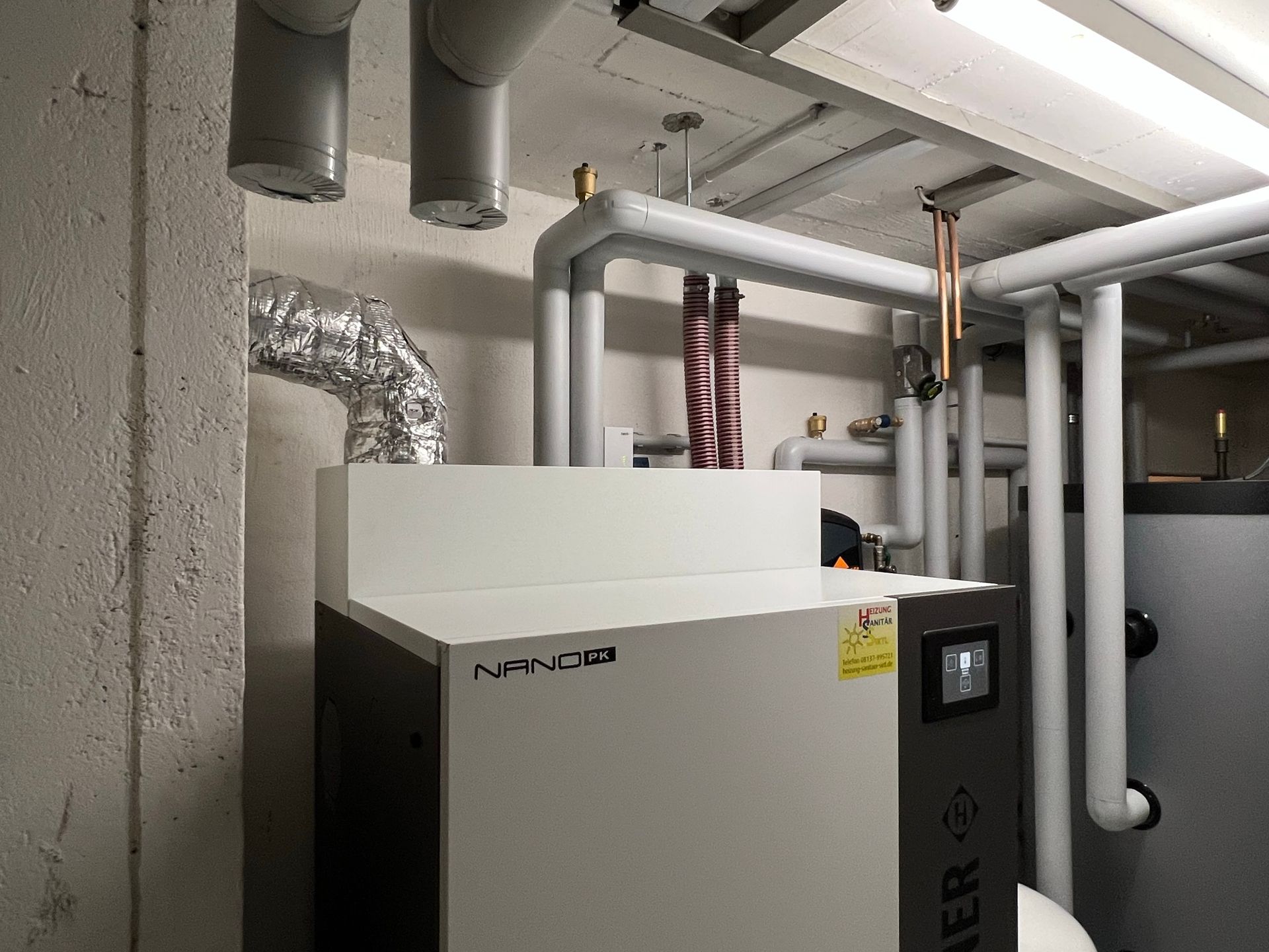 Heizungsanlage im Keller