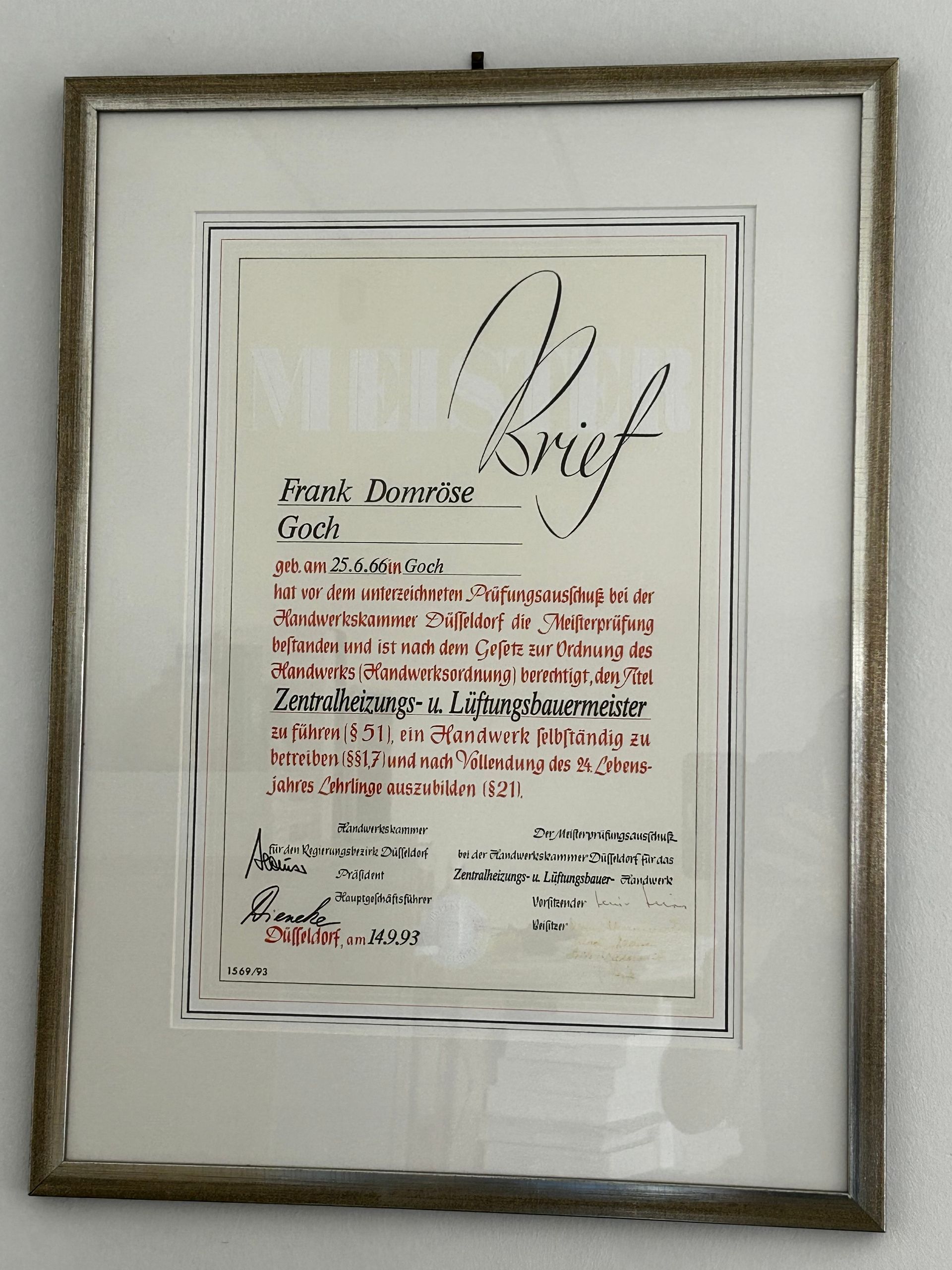 Domröse - Meisterbetrieb GMBH Heizung - Sanitär