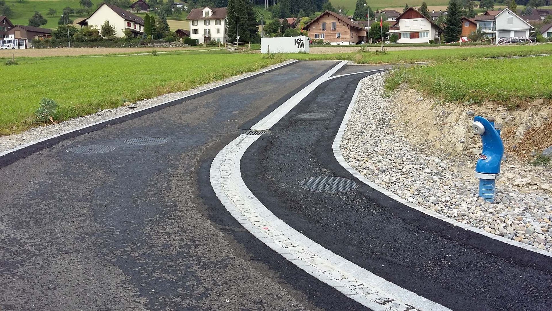 Strassenbau | Peter Ott Ingenieurbüro für Hoch- & Tiefbau | Zug, Mettmenstetten, Steinhausen
