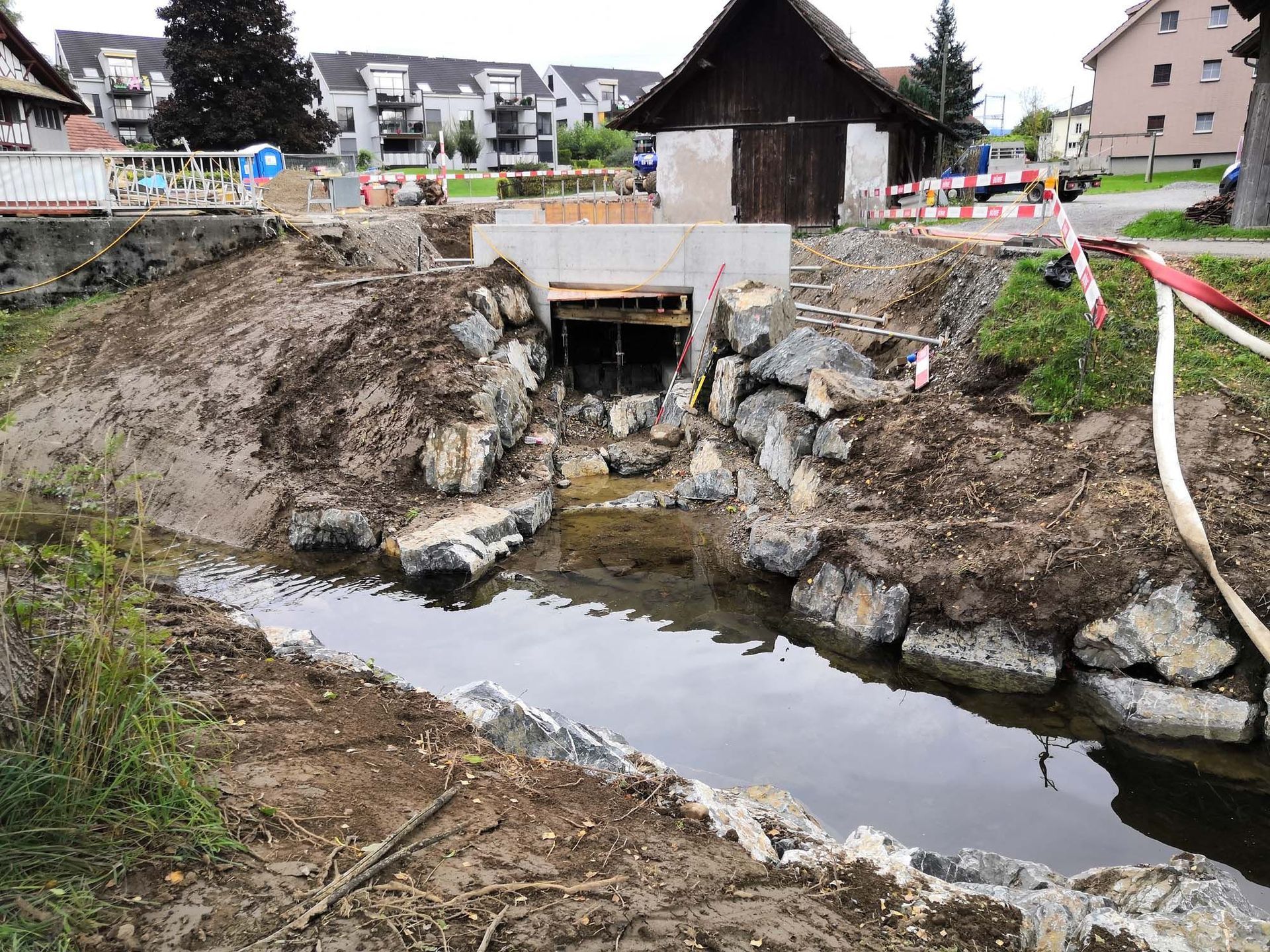 Gewässerbau | Peter Ott Ingenieurbüro für Hoch- & Tiefbau | Zug, Mettmenstetten, Steinhausen