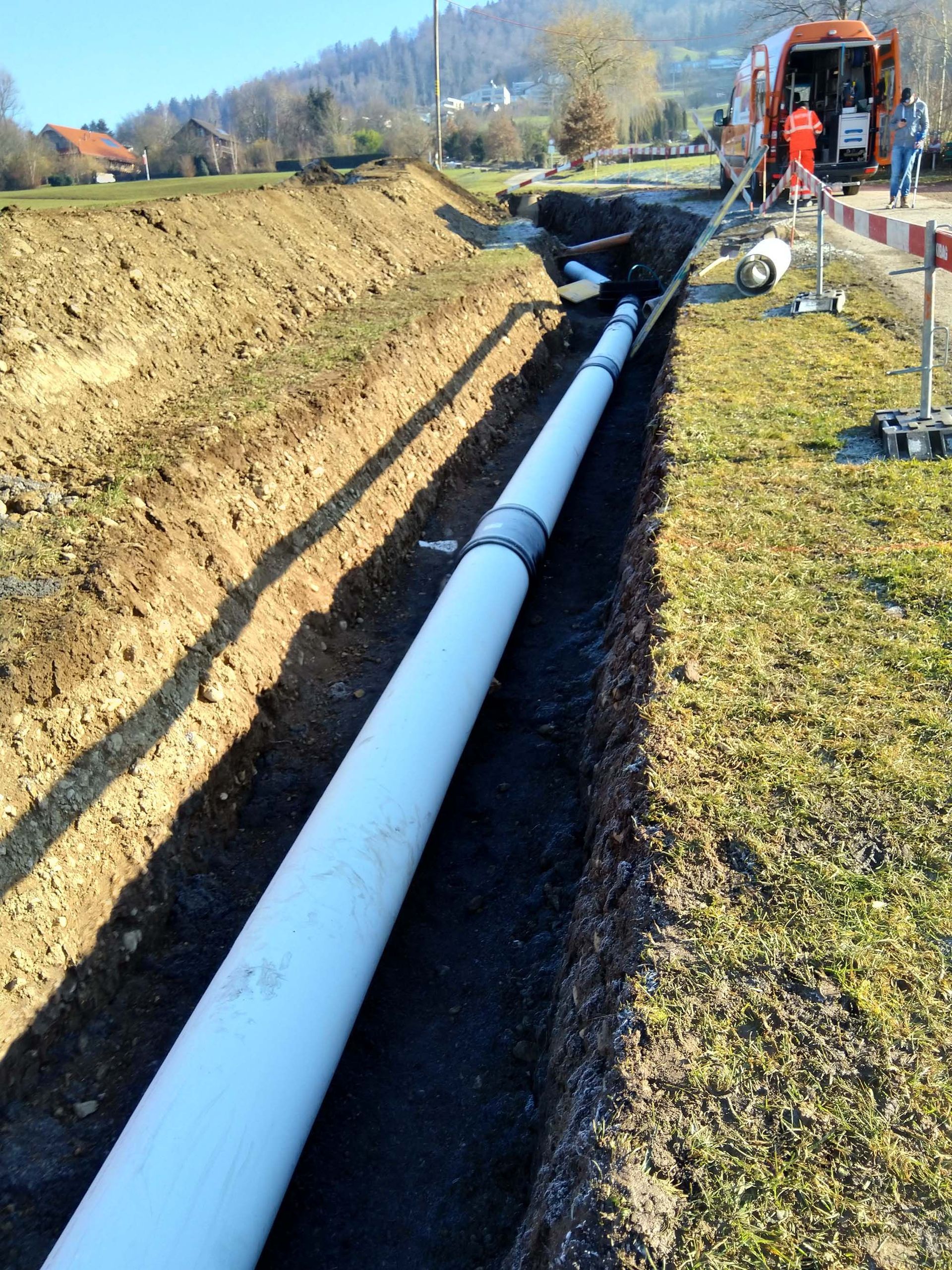 Werkleitungsbau | Peter Ott Ingenieurbüro für Hoch- & Tiefbau | Zug, Mettmenstetten, Steinhausen