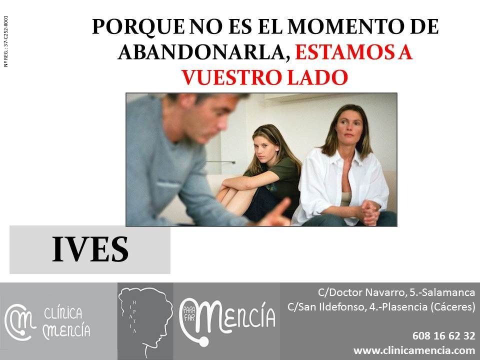 Una imagen de un hombre y dos mujeres con el nombre Ives en la parte inferior.