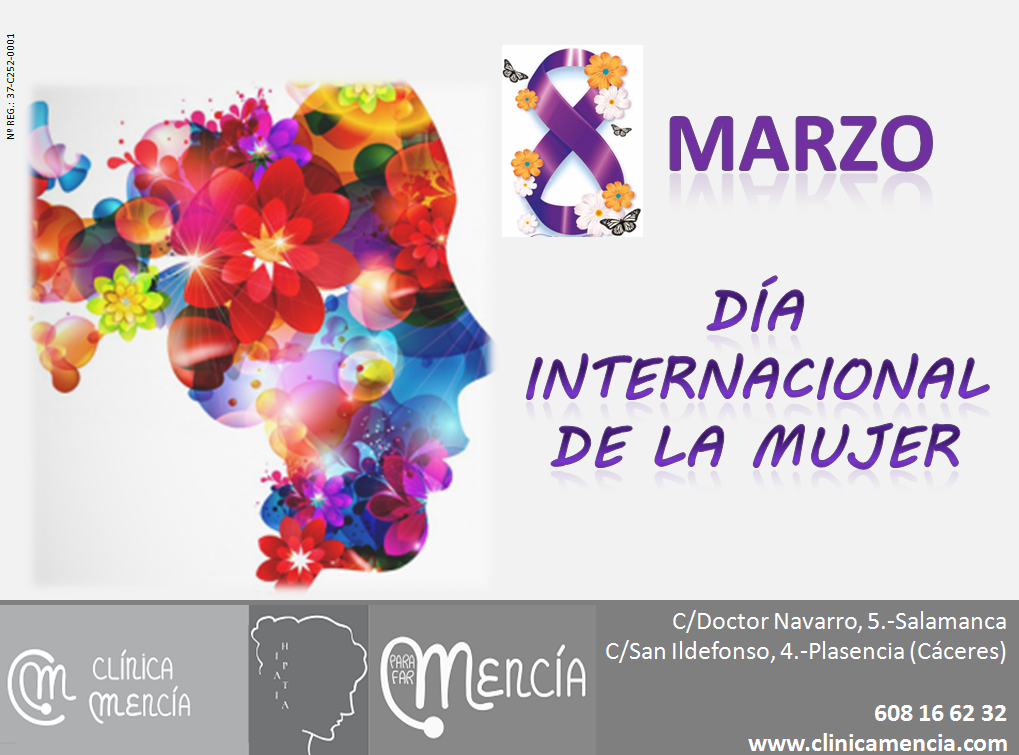 A colorful poster for dia internacional de la mujer