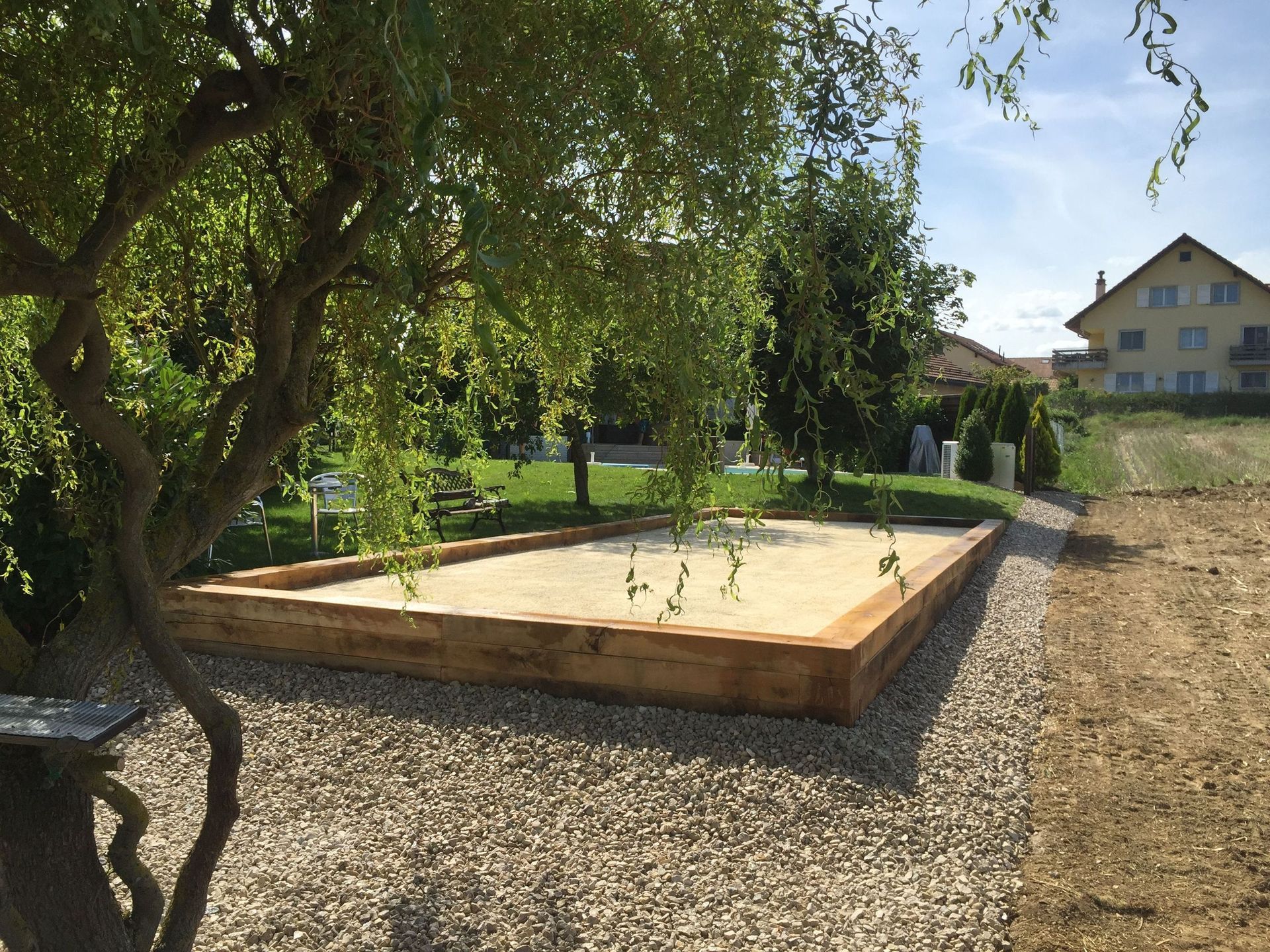 Piste de pétanque - Passiflore Jardin Sàrl