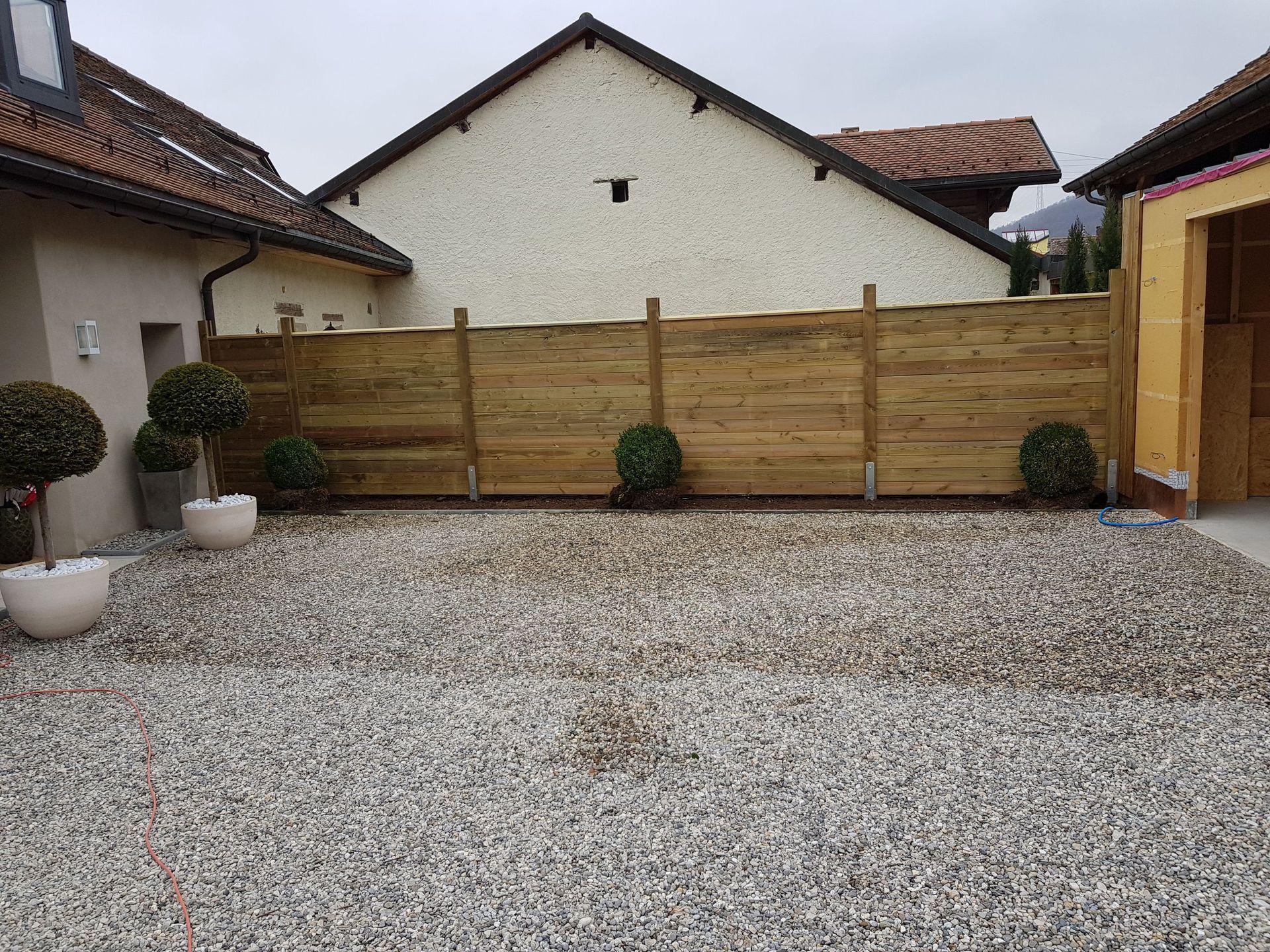 Brise vue en pin autoclave - Passiflore Jardin Sàrl