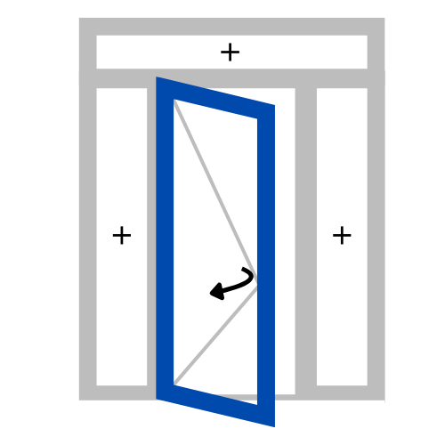 Porte 1 Vantail avec composition