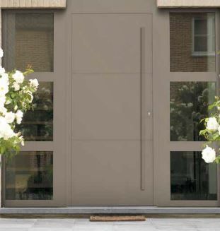 Porte d'entrée Aluminium moderne