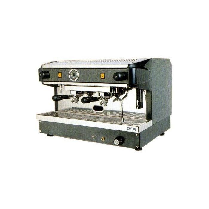 Una máquina de café con la palabra caffe escrita en ella