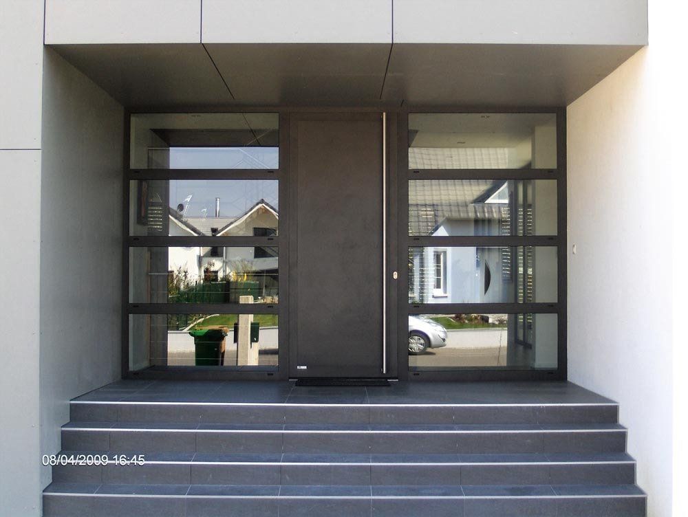 Porte d'entrée vitrée