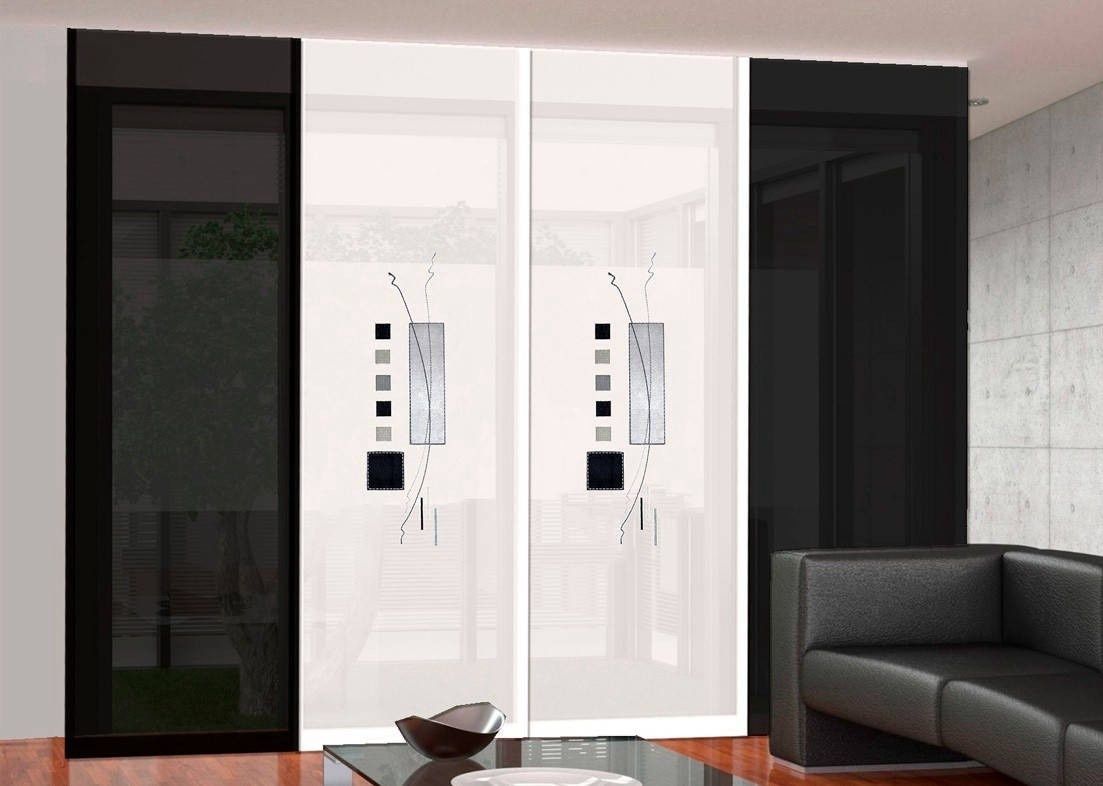 Modernas puertas correderas de cristal