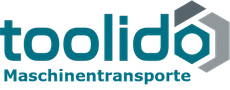 Ein blau-graues Logo für Toolido Maschinentransporte