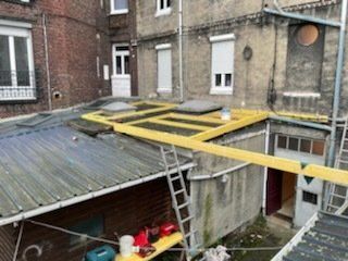 Première étape du projet de toiture