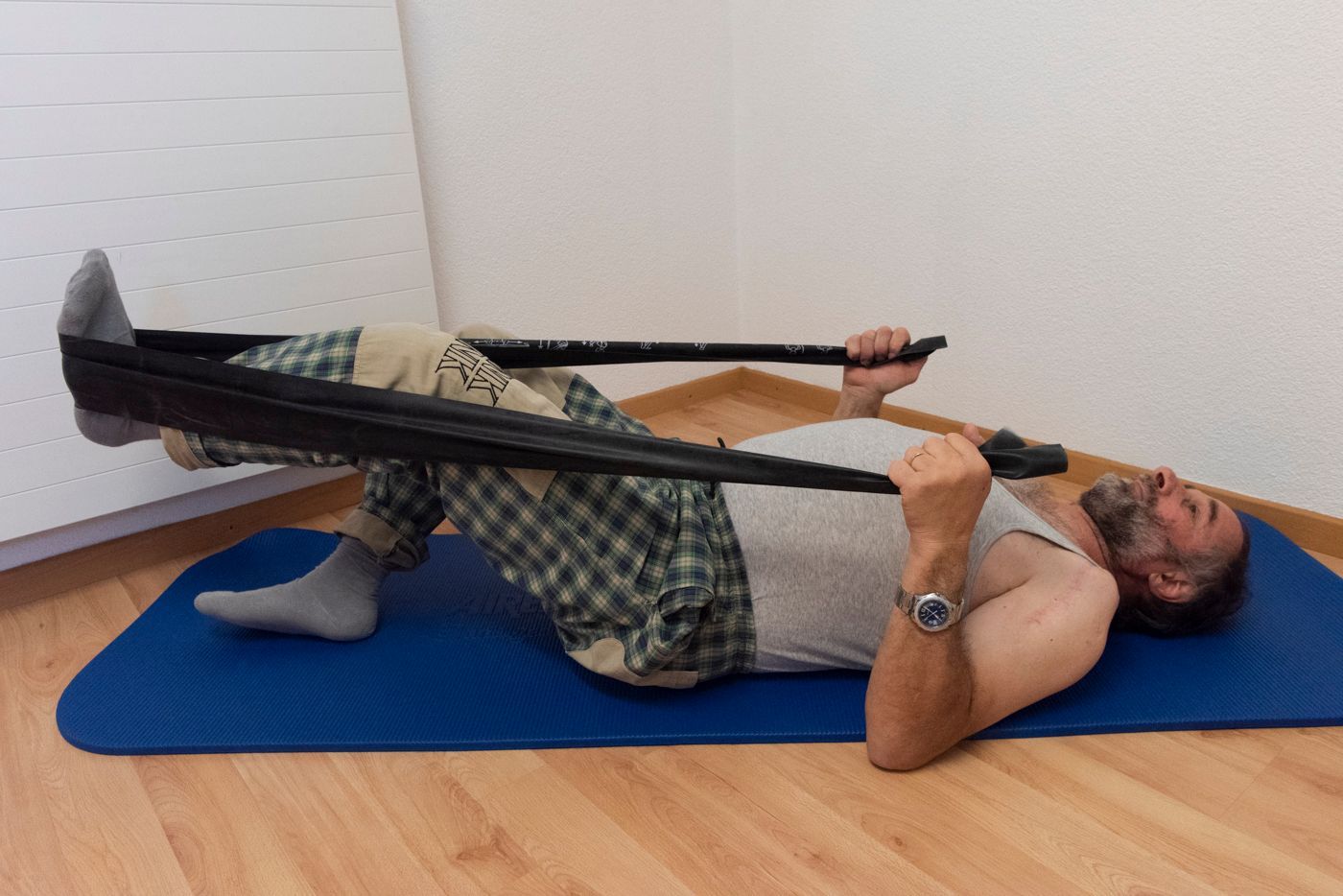 Theraband su materassino