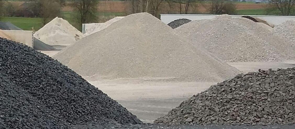 Haufen mit Schüttgut