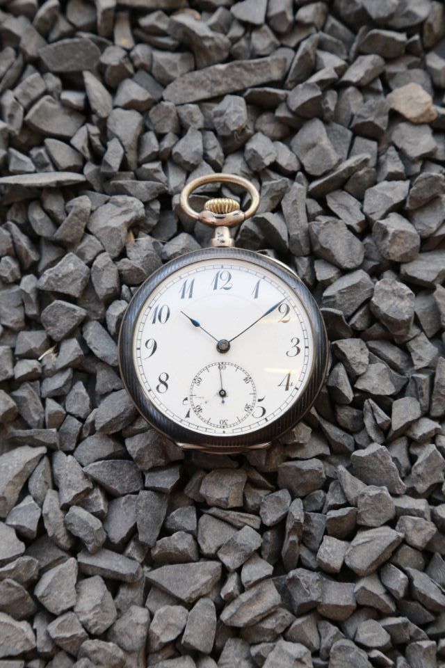 Montre de poche en argent