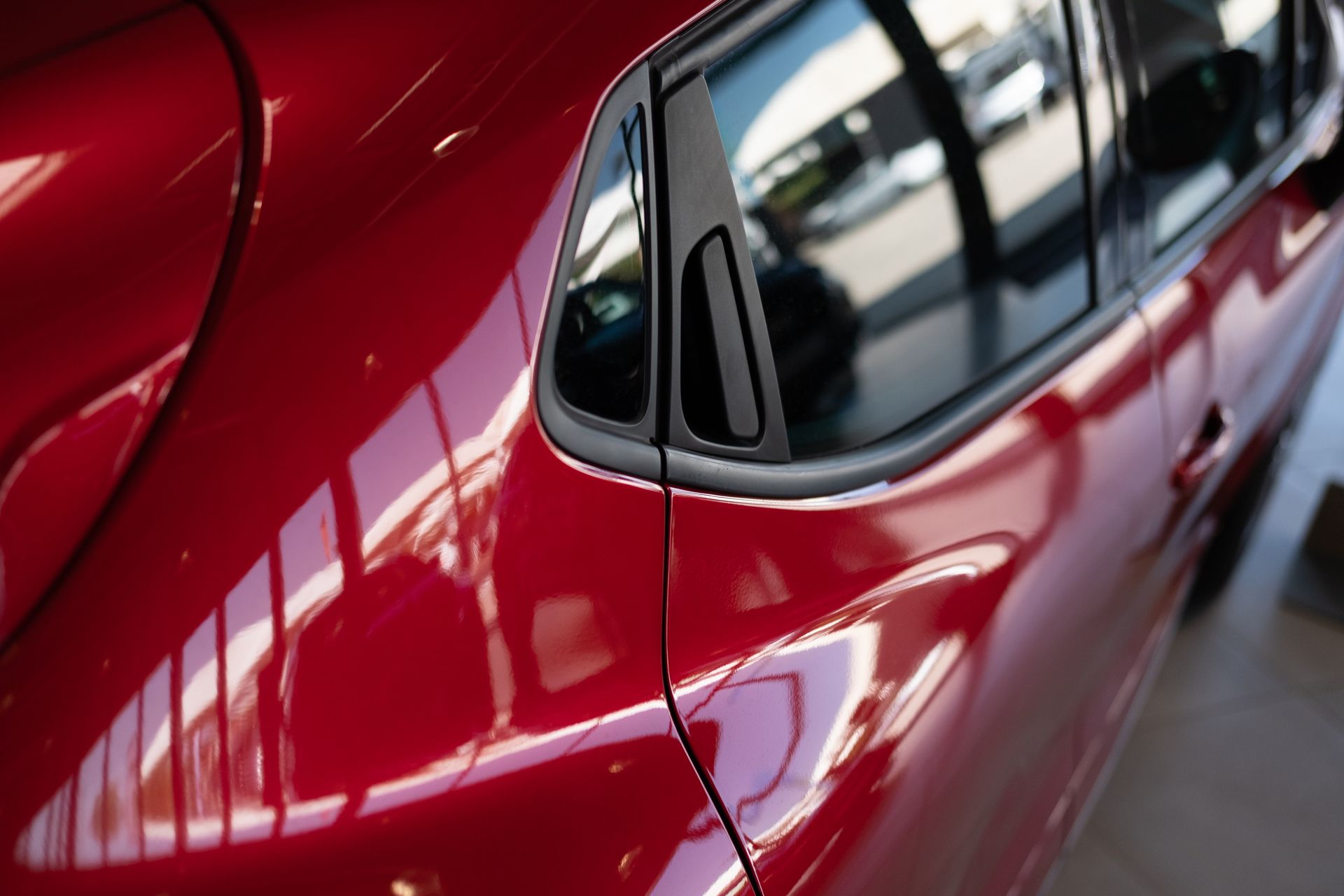 Carroserrie rouge neuve