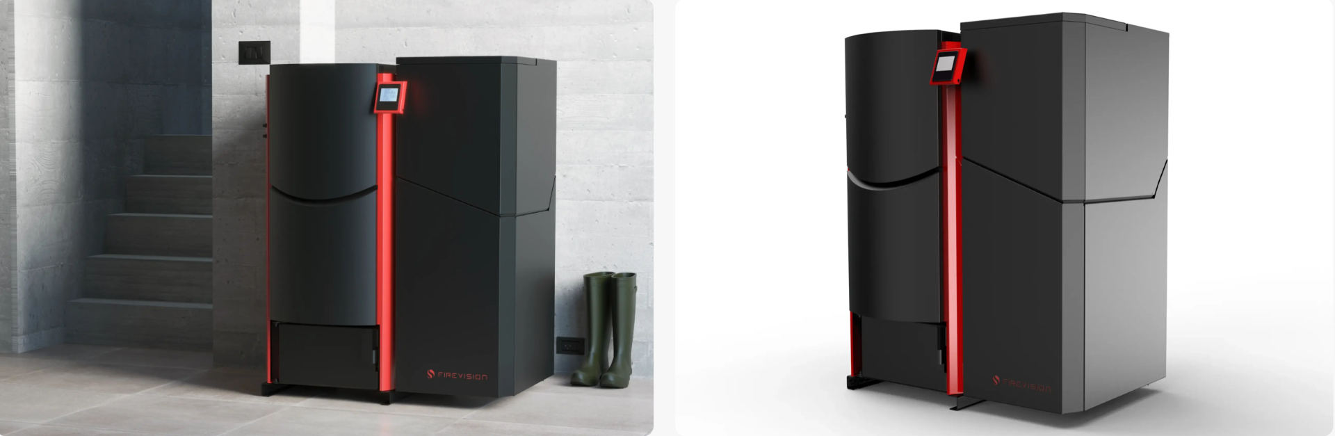 Schloemer Mineralöle -Pelletheizung Kessel