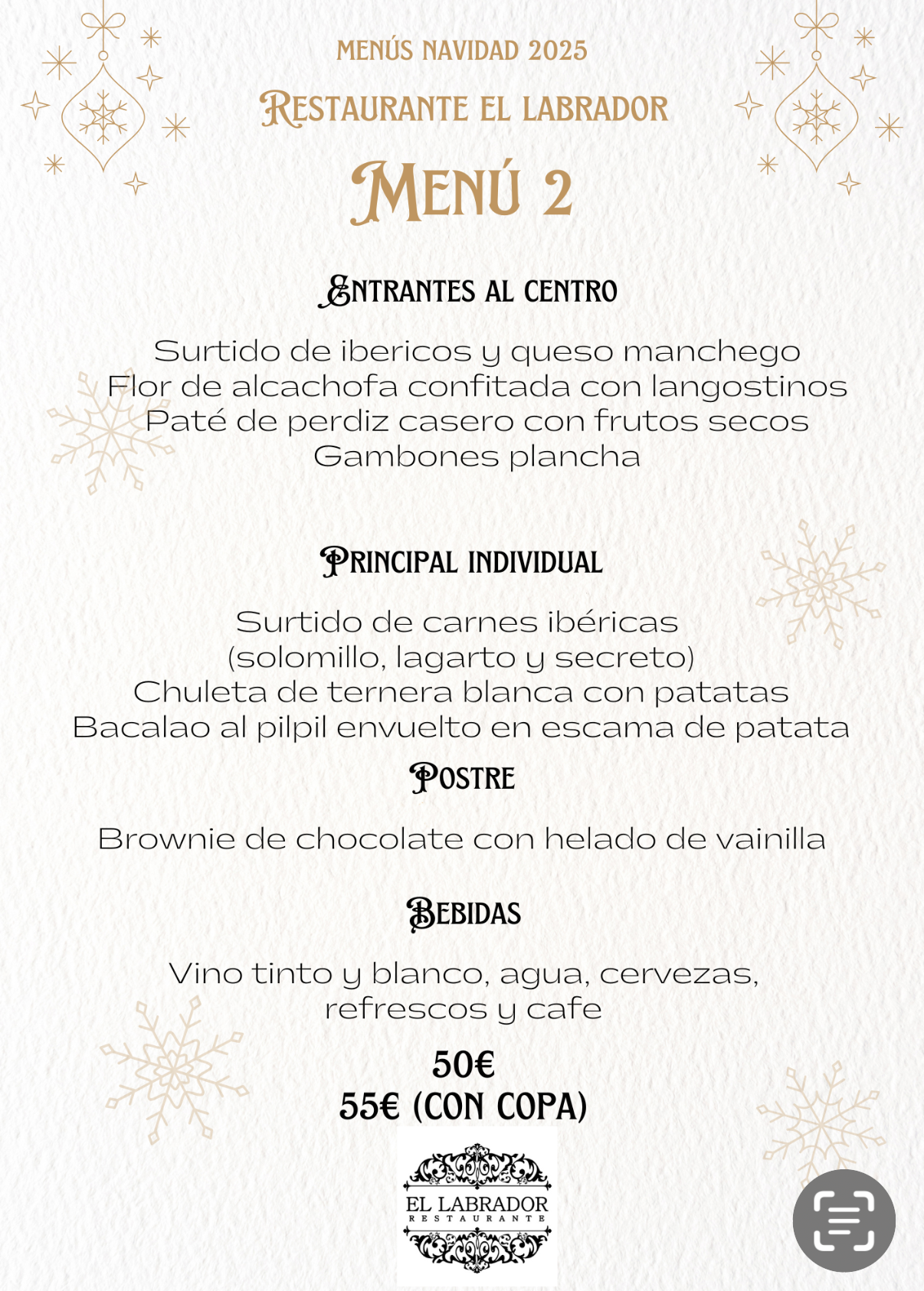 Menú Navidad 2